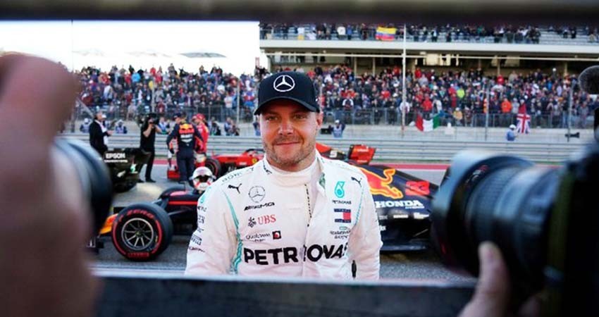 Bottas consigue la pole en GP de Estados Unidos rompiendo récord de pista