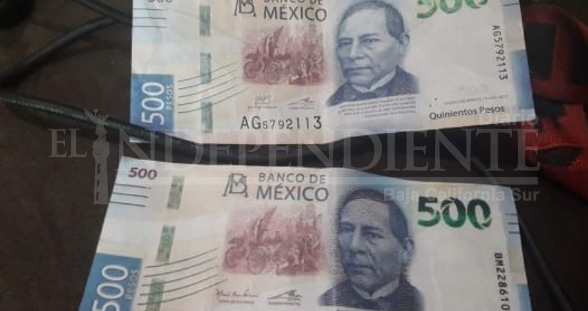 Alertan comerciantes sobre circulación de billetes falsos de 500 pesos 
