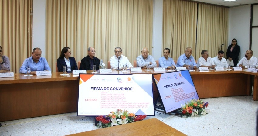 Trabajarán UABCS y CONAZA en la conservación, uso y manejo sustentable de los recursos naturales