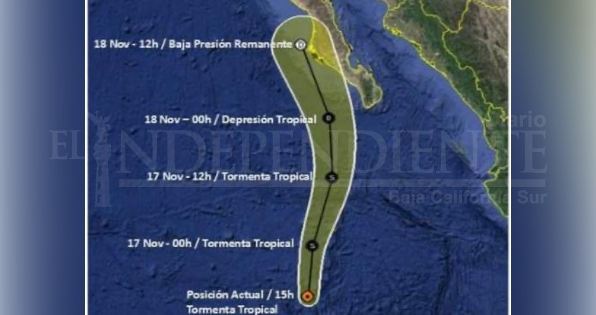 “Raymond” cambia su ruta y se debilita