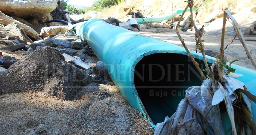 Lluvias siguen desnudando la deficiente red de drenaje de Los Cabos