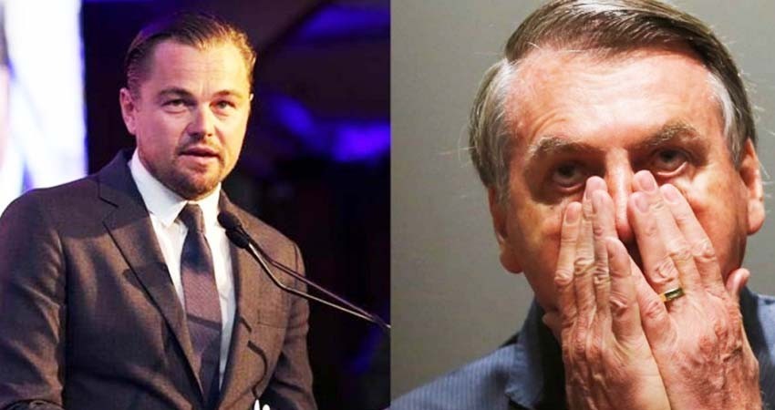 Bolsonaro culpa a DiCaprio de ayudar a provocar incendios en el Amazonas