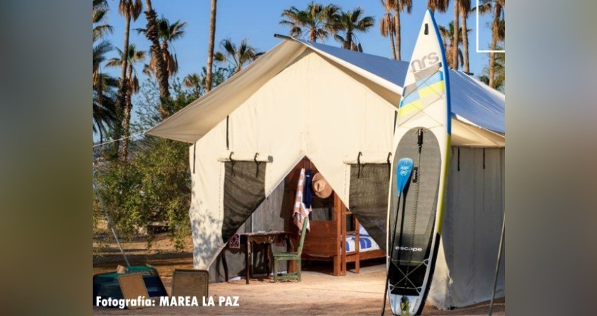 Presumen a nivel nacional el Glamping en La Paz, lujo de frente al ‘Acuario del mundo’