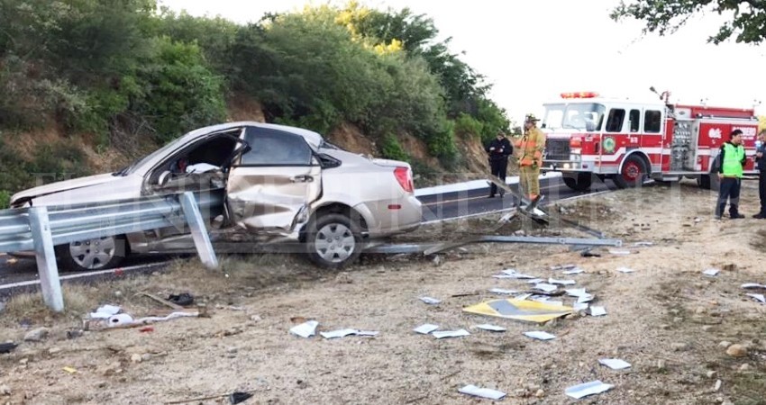 Fatal accidente en Carretera a La Paz a la altura de Caduaño