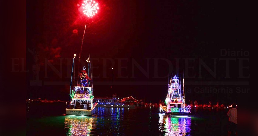 Todo listo para el desfile náutico navideño en el malecón de La Paz