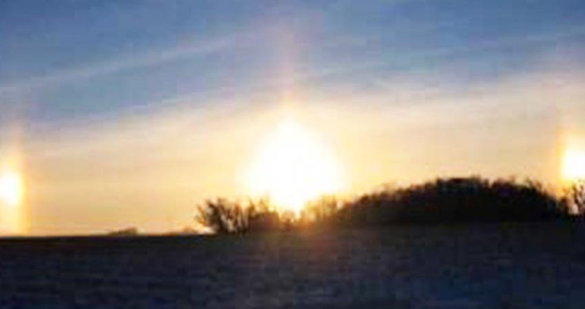 El extraño fenómeno ocurrido en China; aparecieron 'tres soles