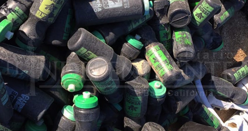 Aparece en Los Cabos tiradero clandestino de basura electoral del PVEM