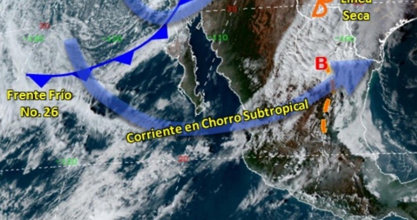 Bajas temperaturas y lluvias para BCS hoy viernes