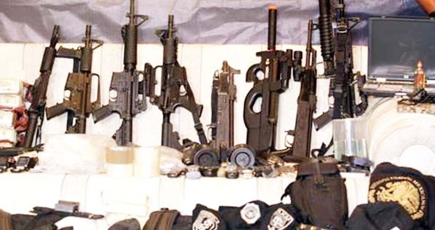 Más de 2 millones 500 mil armas de fuego ingresadas al país ilícitamente en la última década
