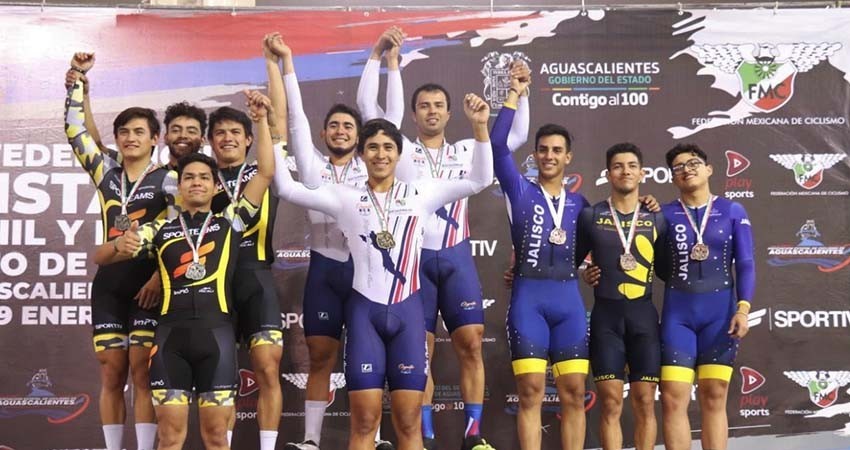 Llegan las medallas en la copa federación de ciclismo