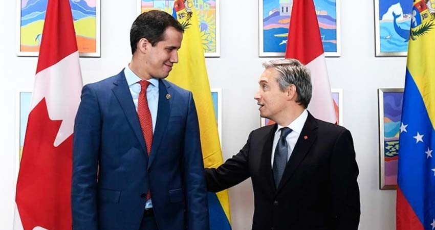 Juan Guaidó llega a Canadá en busca de apoyo