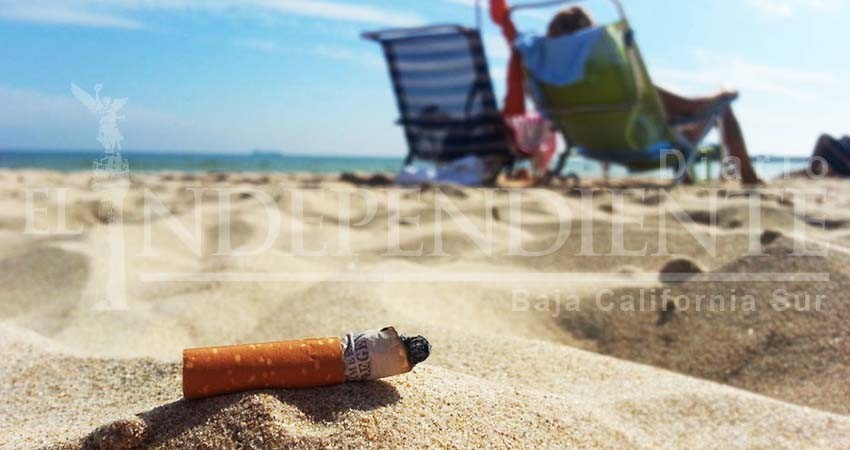 Proyectan entregas de pequeños recipientes a usuarios de playas para el depósito de colillas de cigarro 