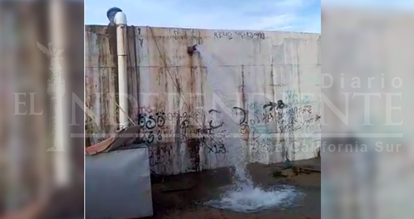 “Huachicol hídrico” daña instalaciones de cisterna en colonia Chulavista de CSL