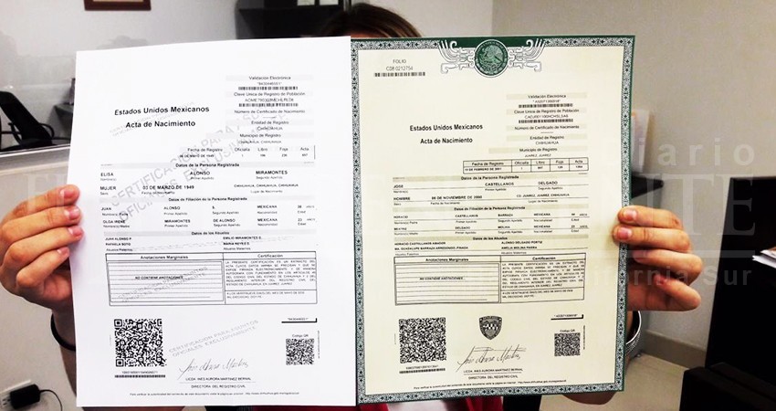 Le recuerdan a escuelas de BCS que actas de nacimiento no “caducan”