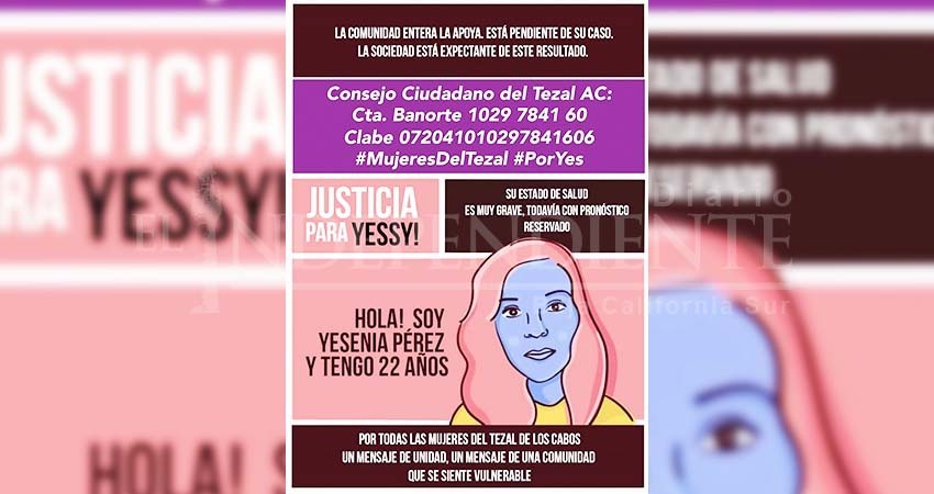 Respaldan vecinos del Tezal a mujer agredida y exigen justicia para que castigue a los responsables