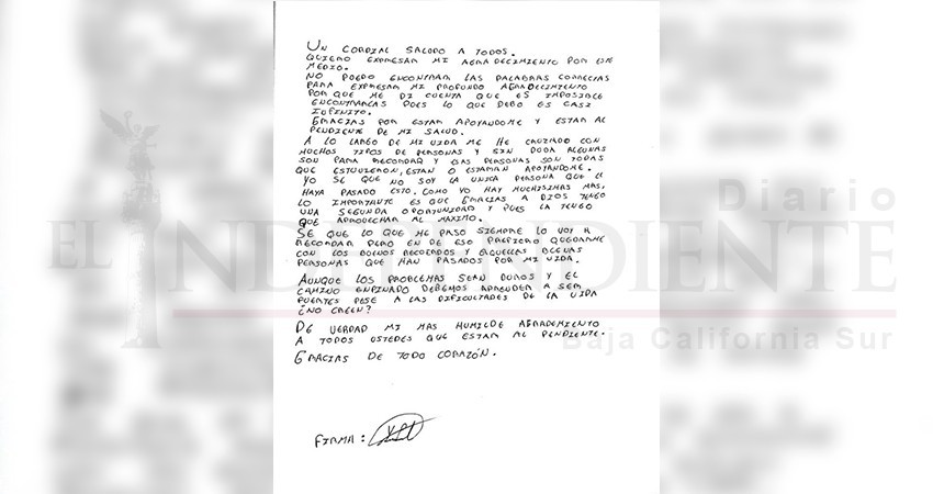 Emotivo agradecimiento de la joven Yes al esfuerzo #MujeresDelTezal en Los Cabos