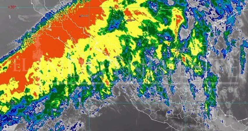 Se aproxima un nuevo frente frío, prevén fuertes lluvias para BCS 