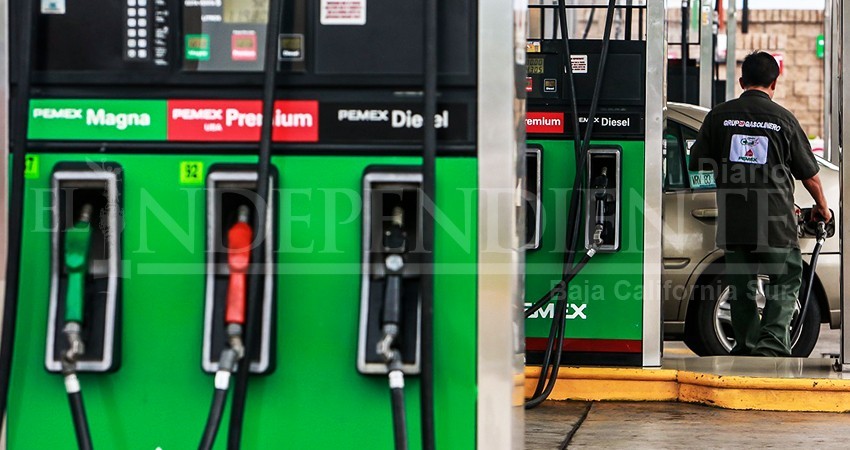 Sigue bajando la gasolina; hasta $15.97 por litro en La Paz; Los Cabos a $16.30
