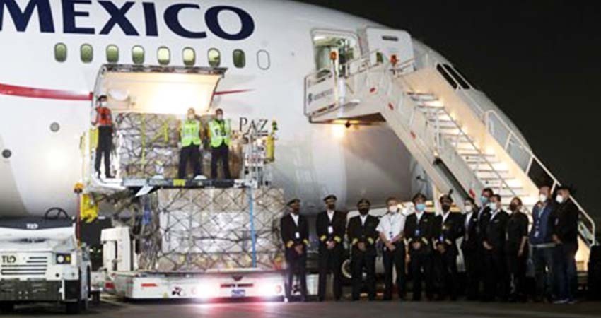 10 toneladas de insumos médicos llegan al país