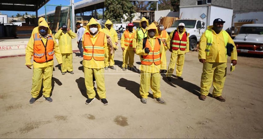 Agradece alcaldesa a trabajadores de Servicios Públicos que no la han "hecho  quedar mal"