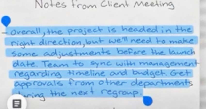 Google Lens te ayuda a copiar texto a mano y pasarlo a la compu