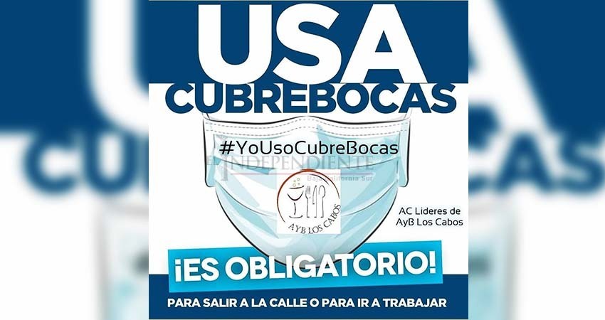 Sector gastronómico y de bebidas lanza la campaña “Yo uso cubrebocas”