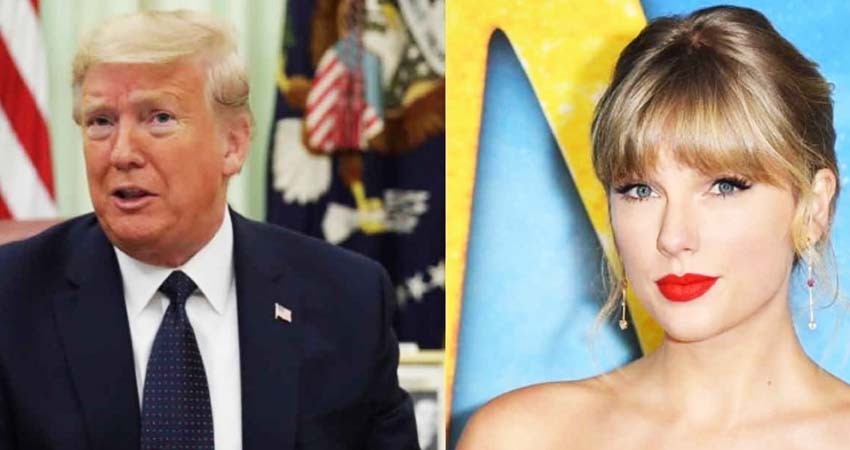 'Te sacaremos en noviembre', Taylor Swift advierte a Trump