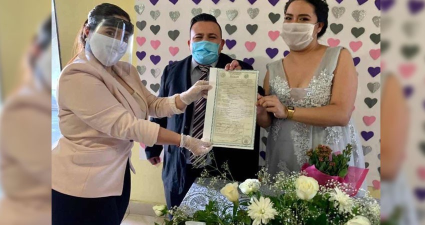 Así son las bodas civiles en la ‘nueva normalidad’