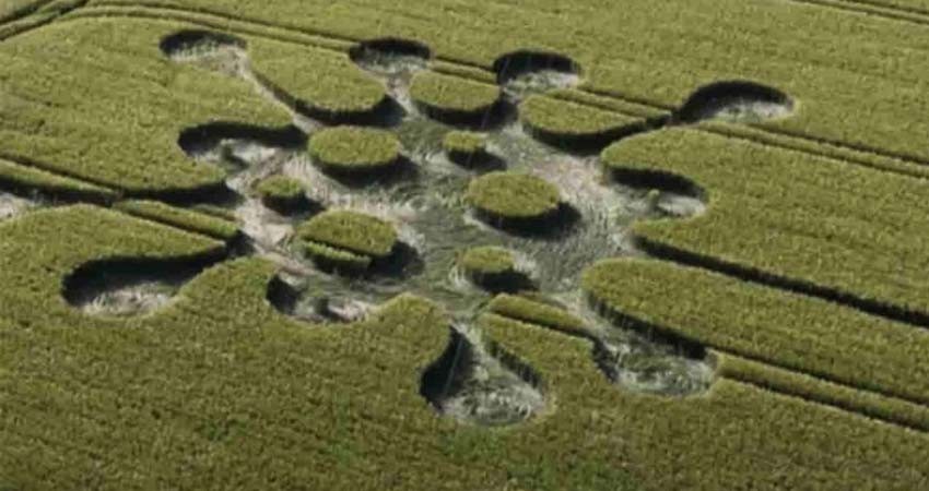 ¿Extraterrestres? Aparece 'mensaje sobre coronavirus' en campo de Inglaterra