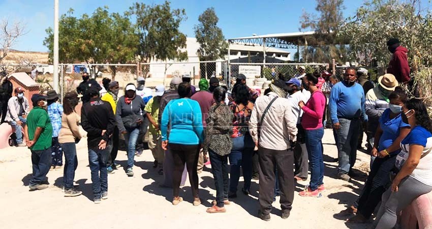 Protestan pepenadores de La Paz y logran regresar a sus labores