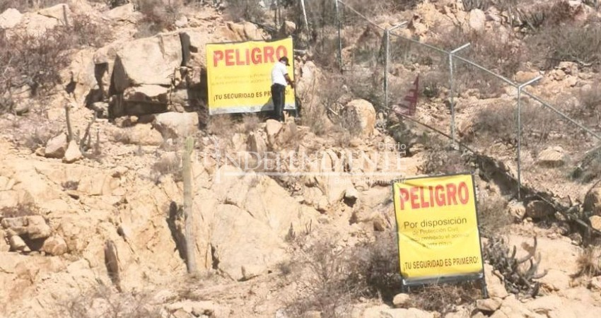 6 horas después, restringen acceso al cerro del Vigía en CSL