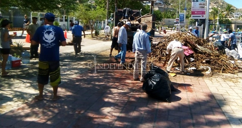190 toneladas de basura se retiran de la bahía de CSL durante lluvias