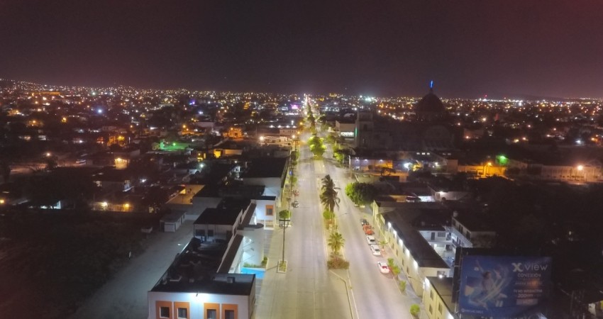Entrega el alcalde de La Paz, los siete primeros bulevares con luminarias LED