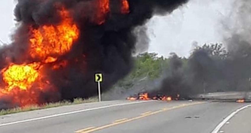 Explota pipa en Colombia; al menos 7 muertos y 49 heridos