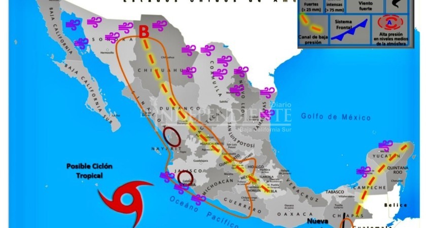 Se forma en el Pacífico la Tormenta Tropical “Cristina”