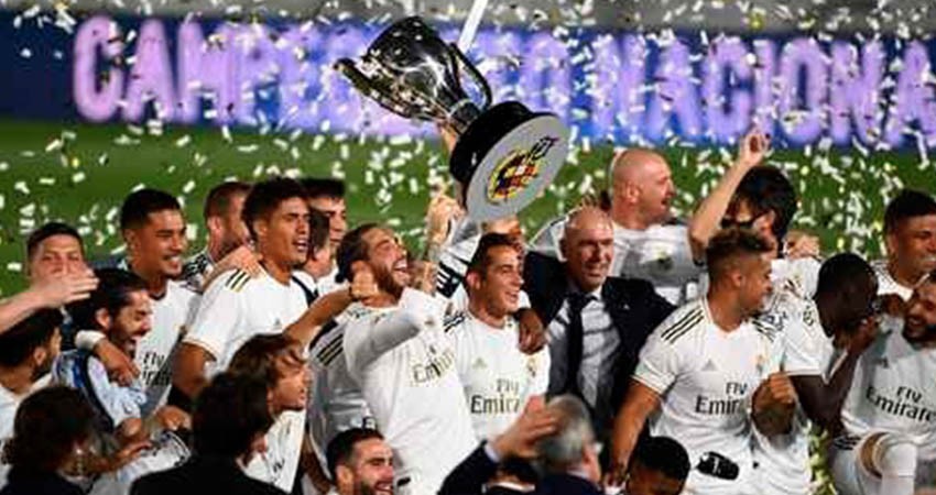 El Real Madrid llega a 34 títulos en la liga española