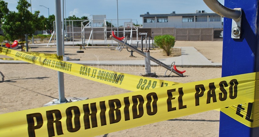 Cerrados de nueva cuenta los parques en colonias de SJC 