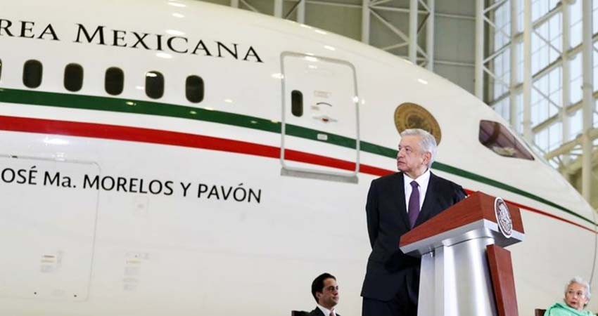 Ejemplo de excesos en el periodo neoliberal es el avión presidencial: AMLO