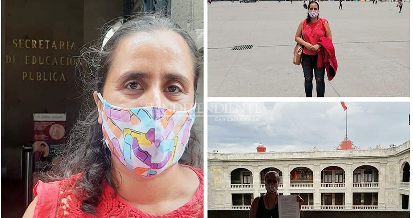 Llegan a CDMX maestros eventuales, pedirán ayuda tras falta de respuesta en BCS