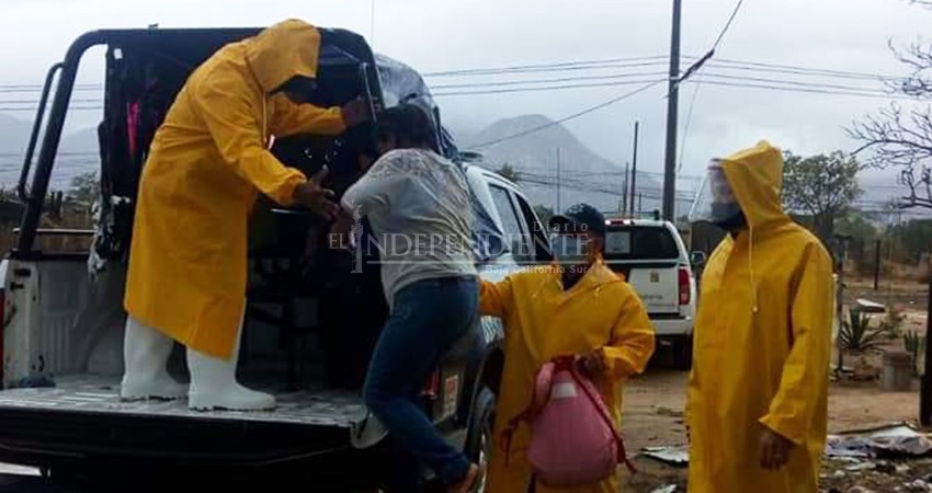 Más de 500 refugiados en Los Cabos por “Genevieve” 
