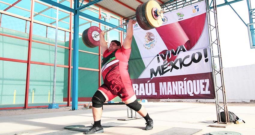 Termina cuarto Raúl Manríquez en copa Internacional de Halterofilia