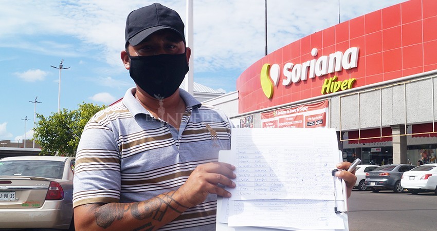 Inicia colecta: Retira Soriana La Paz mesa de firmas contra expresidentes