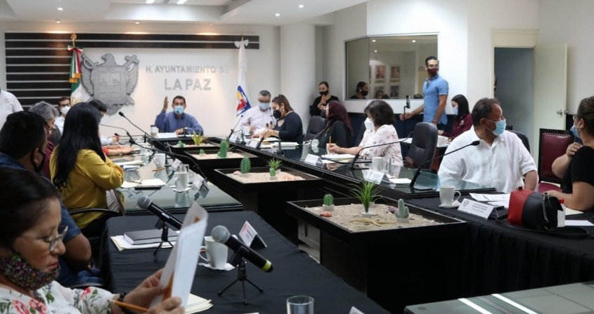 Aprueba Cabildo de La Paz reprogramar recursos para obras de infraestructura