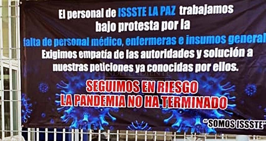 Crece el descontento entre trabajadores de ISSSTE en BCS