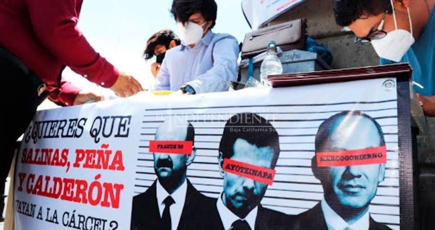 Miles de sudcalifornianos firmaron para que se enjuicie a expresidentes