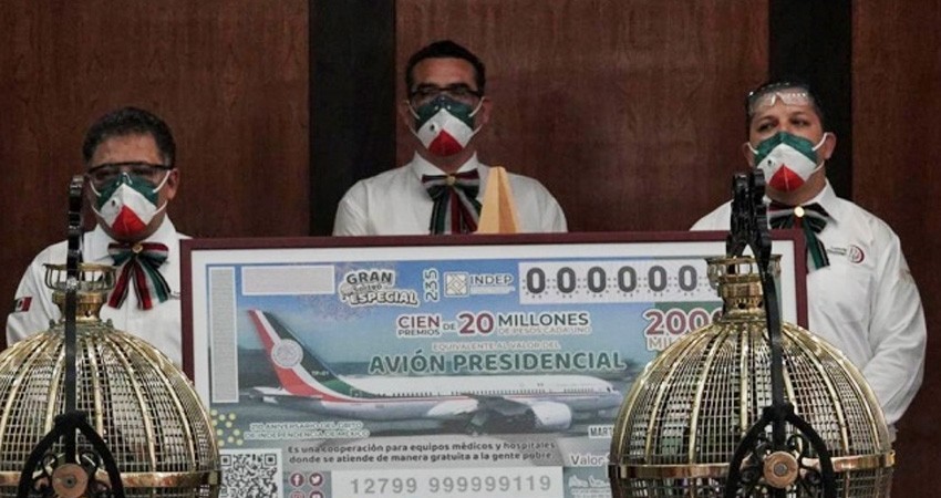 'Estamos orgullosos, la rifa del avión presidencial es para el pueblo: Sánchez Cordero