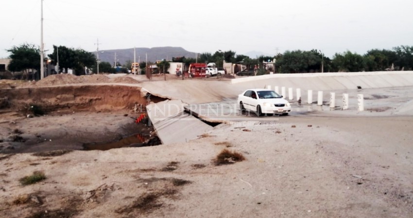 Conagua, sin recursos para corregir peligroso socavón en La Paz 