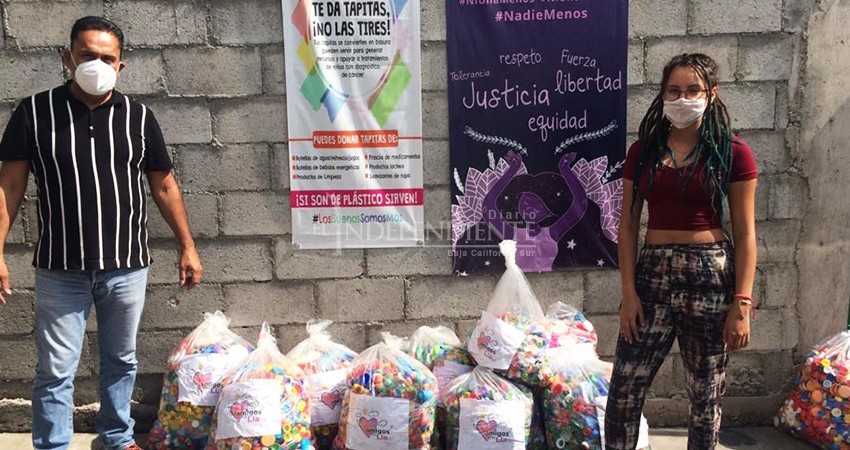 A través del reciclaje, Banco de Tapitas promueve la ayuda a niños con cáncer