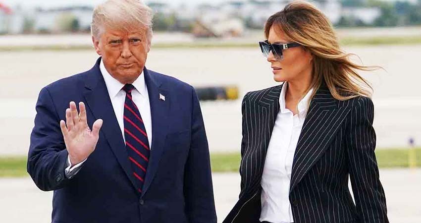 Así llegó Trump a Cleveland para primer debate contra Biden