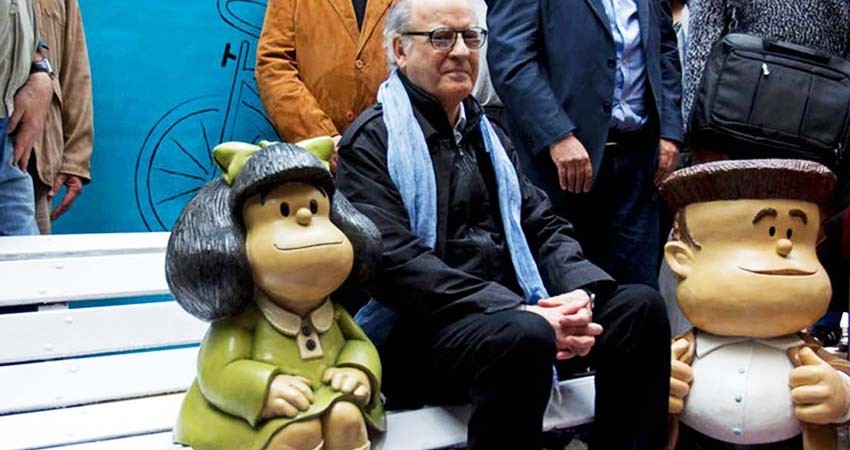 Quino' y ese mundo bueno, el de los Beatles, de Lennon